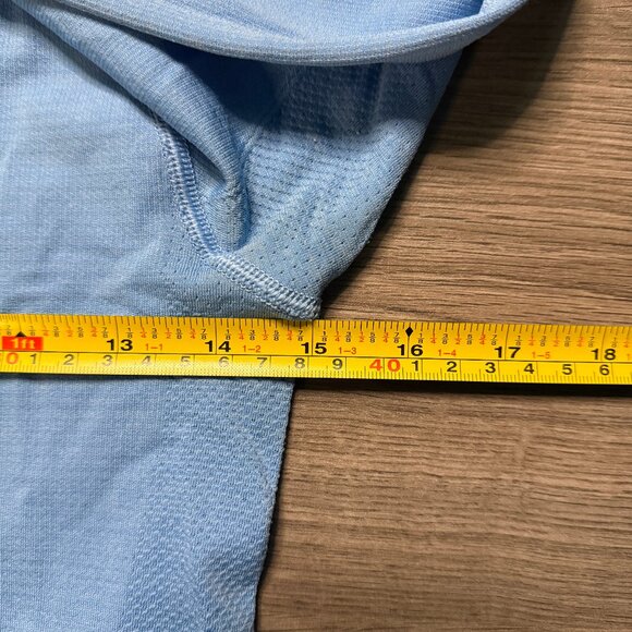 Lululemon Women's Swiftly Tech Long Sleeve Crew - Aqua Smoke Blue - Picture 6 of 7